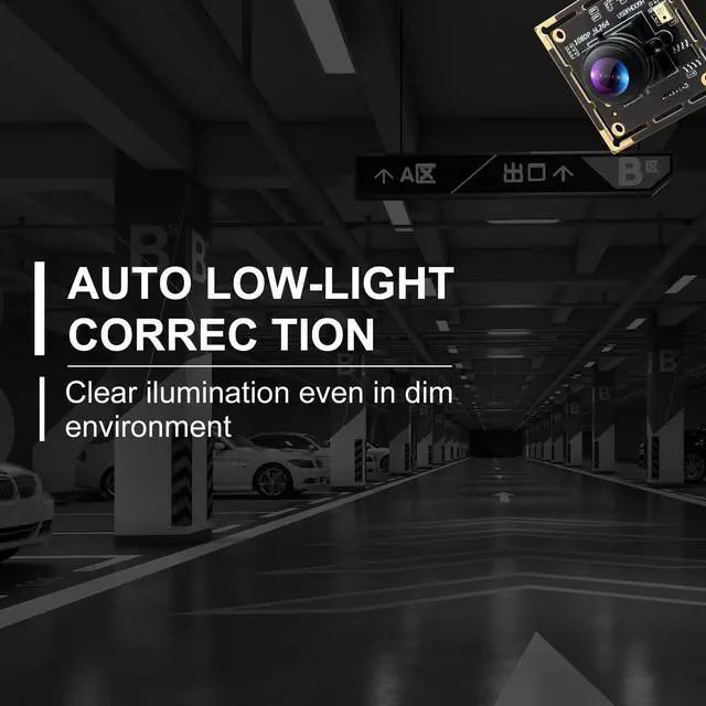 Alt view image 4 of 5 - QILOVE Fisheye USB Camera H.264 Wide Angle Low Light Full HD 1080P 30fps Small Video Camera with MIC for Lightburn 3D Printer PC Windows Android Linux Mac OS(Industrial Use, Video Monitoring)