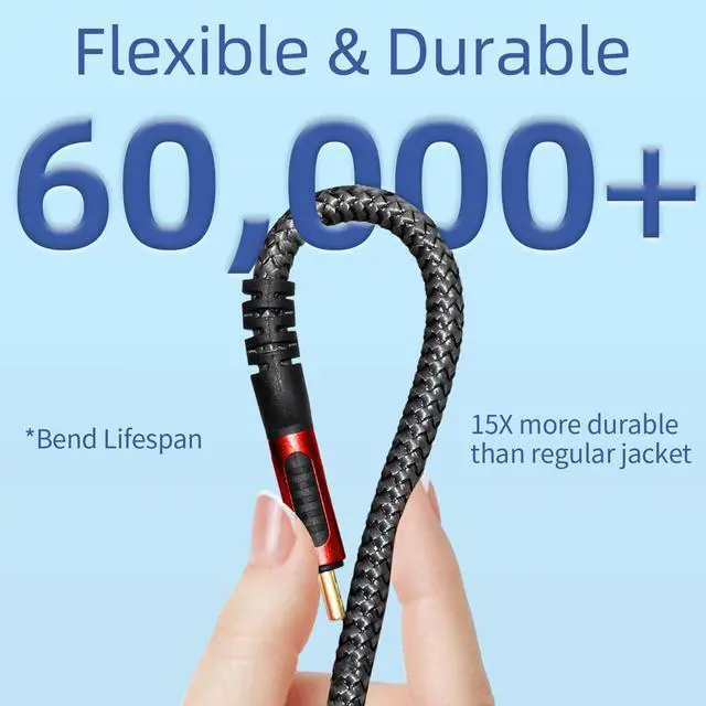 Alt view image 5 of 5 - 20Gbps for Thunderbolt 5 Cable 15FT, USB4 V2 Cable, PD 240W, 5K / 4K@60Hz USB C Monitor Video Display Cable for iPhone 16/15, Razer Blade, ACASIS SSD, Thunderbolt 4/3