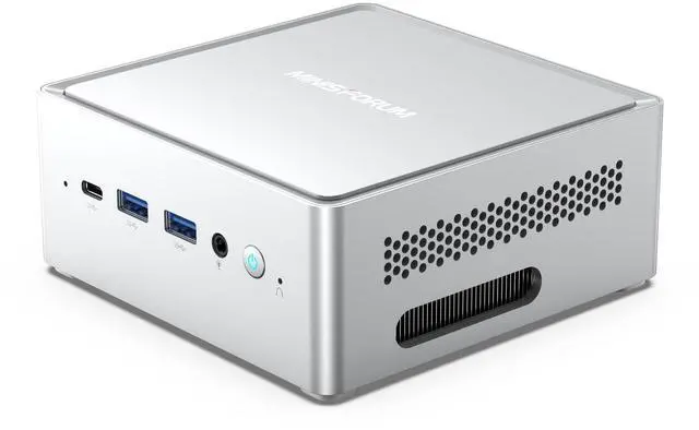 Main image of MINISFORUM NAB9 Mini PC Core i9-12900HK(14C/20T, up to 5Ghz) Desktop Computer, 2X HDMI|2X USB-C Video Outputs Barebone Version, 2X 2.5G LAN/ WiFi6E/ BT5.2/ 4X USB Port/Intel Iris Xe Graphics Micro PC