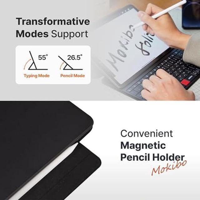 Alt view image 3 of 5 - MOKIBO Fusion Keyboard, Universal, Portable All-in-One with Built-in Touchpad, Bluetooth, iPad, Mac, Windows, Android, Chrome OS