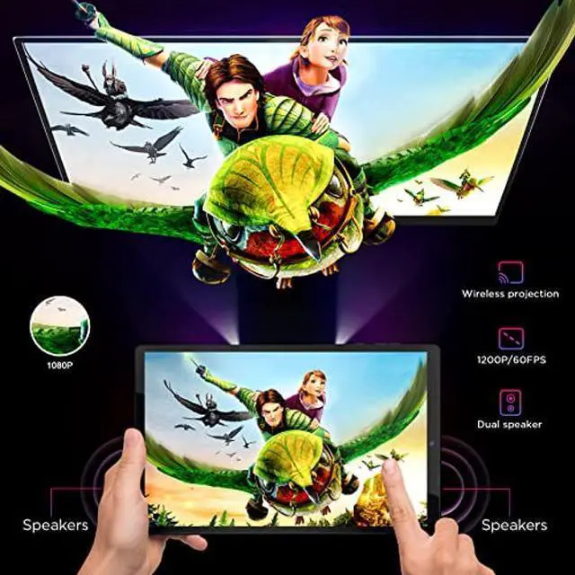 Alt view image 5 of 5 - 10.3 Inch Gaming Tablet,Android 11 Tablet,1920 x 1200 FHD IPS,5+13MP Dual Camera,Unisoc T610 Octa-core Processor,7500mAh Battery Capacity,4G LTE+2.4/5G Dual Band WiFi+Type-C+Eye Protection Screen