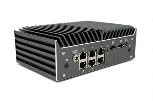 Alt view image 2 of 4 - Protectli Vault Pro VP4670-6 Port, Firewall Micro Appliance/Mini PC - Intel i7, 2.5G Ports, DDR4 RAM, M.2 Slot Supports NVMe or M.2 SATA SSD Storage, AES-NI, 8GB RAM, 120GB SATA SSD