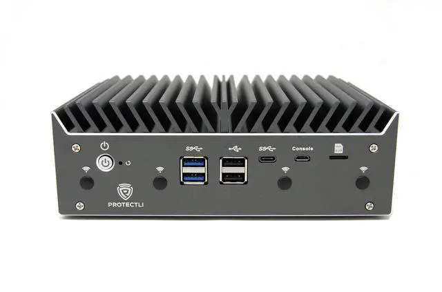 Alt view image 3 of 4 - Protectli Vault Pro VP4670-6 Port, Firewall Micro Appliance/Mini PC - Intel i7, 2.5G Ports, DDR4 RAM, M.2 Slot Supports NVMe or M.2 SATA SSD Storage, AES-NI, 8GB RAM, 120GB SATA SSD