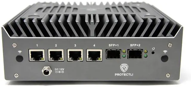 Main image of Protectli Vault Pro VP6650-6 Port, Micro Appliance/Mini PC - Intel i5, 2X 10G SFP+ & 4X 2.5G Ports, DDR5 RAM, M.2 NVMe or SATA SSD Storage, AES-NI, Barebones