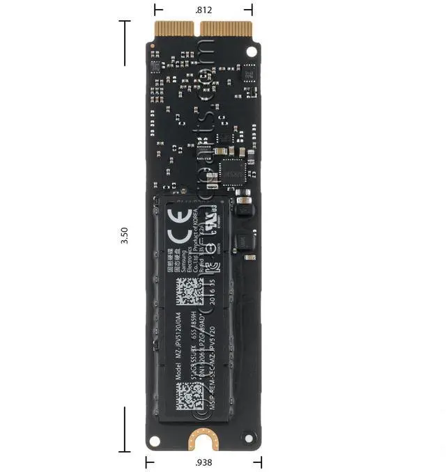 Alt view image 3 of 4 - Odyson - 512GB SSD Replacement for Apple MacBook Pro 13" Retina A1502 (Early 2015), 15" A1398 (Mid 2015)
