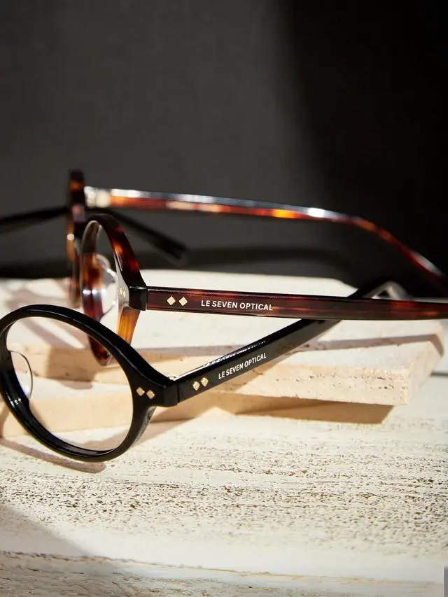 Alt view image 5 of 5 - Le Seven Optical Isla Glasses Tortoise