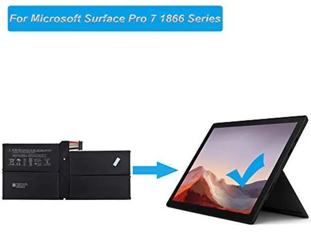 Alt view image 4 of 4 - E-YIIVIIL Replacement Battery G3HTA061H Compatible with Microsoft Surface Pro 7 1866 Series