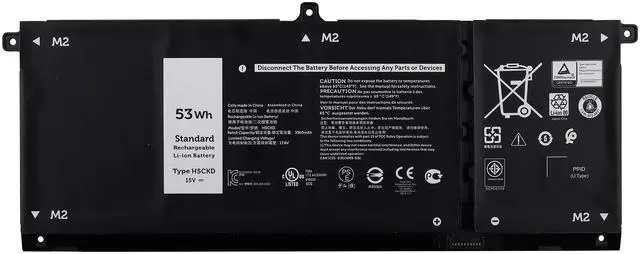 Main image of Vvsialeek H5CKD 53Wh Laptop Battery Compatible with Dell Vostro 5300 5401 5501 Latitude 3410 3510