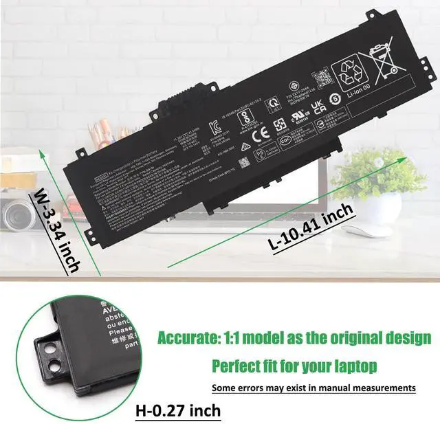 Alt view image 5 of 5 - RHKRKQN AE03XL Laptop Battery Replacement for HP 240 G10 / 245 G10 / 246 G10 / 250 G10 / 255 G10 / 256 G10 14-EE 14-EM 14Z-EM 14-EP 14T-EP 15-FC 15Z-FC 15-FD 15T-FD Series HSTNN-WB0D TPN-DB1N