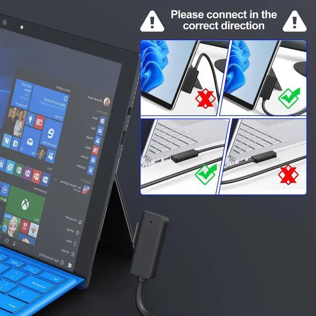 Alt view image 4 of 5 - Microsoft Surface Docking Station with Triple Displays Dual HDMI+VGA, 12 in 1 Surface Dock for Surface Pro 11/10/9/8/X/7/6/5/4/3, Surface Laptop 7/6/5/4/3/2/1, Surface Laptop Go 3/2/1, Surface Book