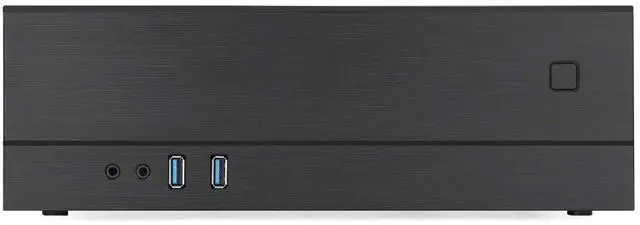 Alt view image 3 of 5 - Goodisory A02 0.12in Mini-Itx Aluminum Desktop Computer Chassis HTPC Chassis (Black)