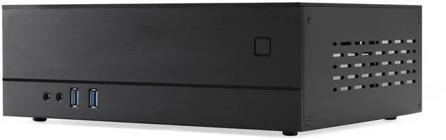 Alt view image 5 of 5 - Goodisory A02 0.12in Mini-Itx Aluminum Desktop Computer Chassis HTPC Chassis (Black)