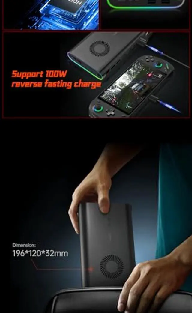 Alt view image 4 of 5 - ONEXGPU Graphic Card Dock Expansion Card eGPU with Radeon RX 7600M XT RDNA3.0 8GB GDDR6 RDNA3.0 6nm 8GB GDDR6