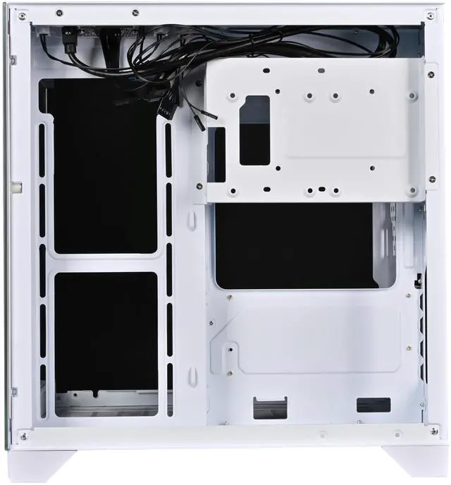 Alt view image 5 of 5 - Case Computer Rise Mode USA Galaxy Glass M Mini, Mini Tower Tempered Glass, M-ATX White