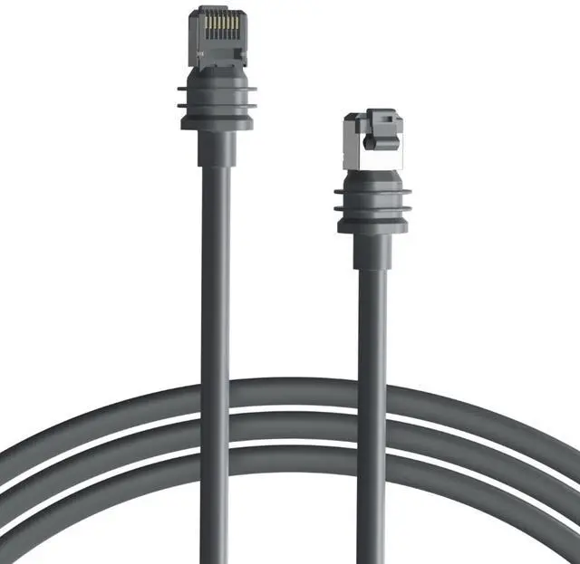 Main image of Steinwhale Ethernet Cable for Starlink Standard/Gen 3 and Mini 10M/33FT, Waterproof Barrel Jack, 26AWG CAT5E 1000Mbps Data Transfer, Outdoor Use, Cold & Heat Resistant, Replacement Extension Cable