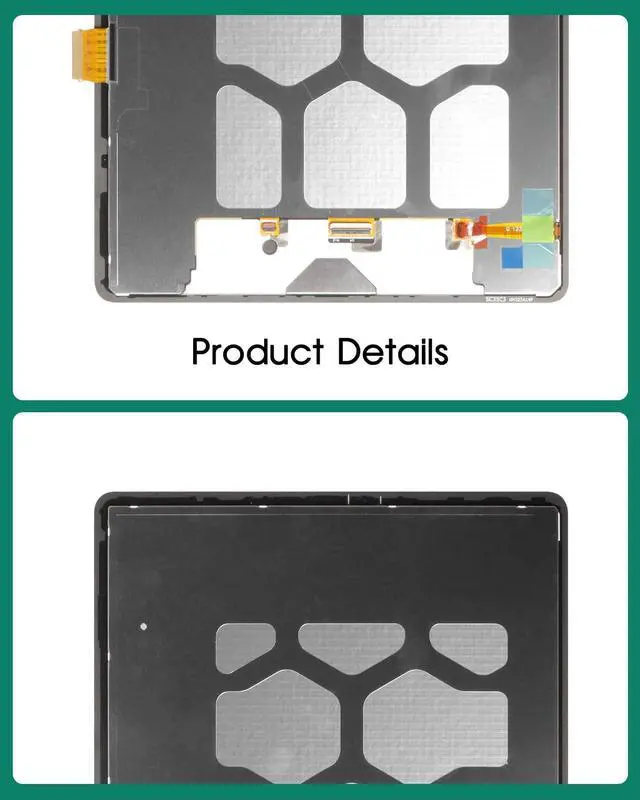 Alt view image 4 of 5 - for Samsung Galaxy Tablet S9 FE+ Plus Screen Replacement 12.4 inch for Samsung Tab S9 FE Plus LCD Screen SM-X610 Display Touch Screen Digitizer Assembly Repair Kits Without Frame(Black