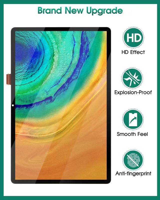 Alt view image 3 of 5 - for Samsung Galaxy Tablet S9 FE+ Plus Screen Replacement 12.4 inch for Samsung Tab S9 FE Plus LCD Screen SM-X610 Display Touch Screen Digitizer Assembly Repair Kits Without Frame(Black