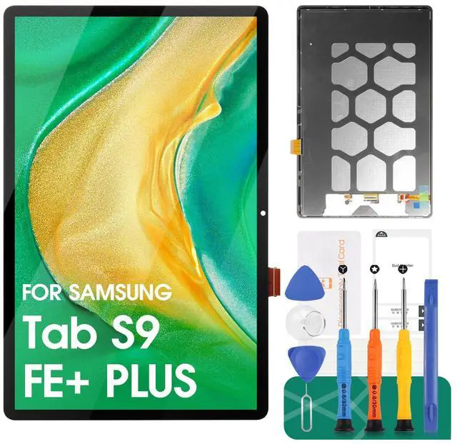 Main image of for Samsung Galaxy Tablet S9 FE+ Plus Screen Replacement 12.4 inch for Samsung Tab S9 FE Plus LCD Screen SM-X610 Display Touch Screen Digitizer Assembly Repair Kits Without Frame(Black