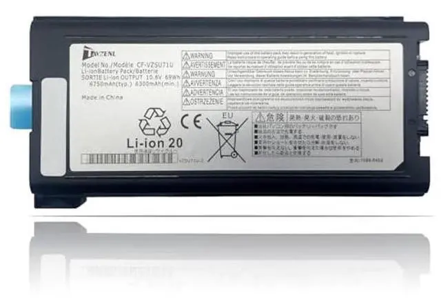 Main image of TAVZENL CF-VZSU71U 69Wh Battery Replacement for Panasonic Toughbook CF-53 CF-31 CF-30 Series CF-VZSU72U CF-VZSU1430U CF-VZSU46 CF-VZSU46S CF-VZSU46U CF-VZSU46R 10.8V 6750mAh