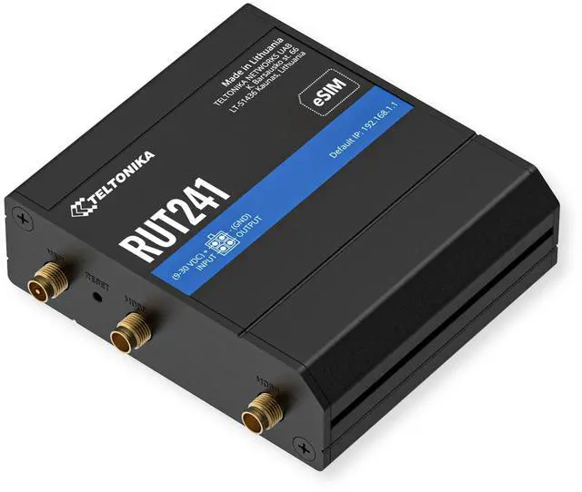 Alt view image 3 of 5 - Teltonika RUT241098000 Model RUT241 Industrial 4G LTE Cellular Router, 4G LTE Wi-Fi Router, US Version, Works with Verizon AT&T T-Mobile, Automatic WAN Failover with Auto Switching, Advanced VPN