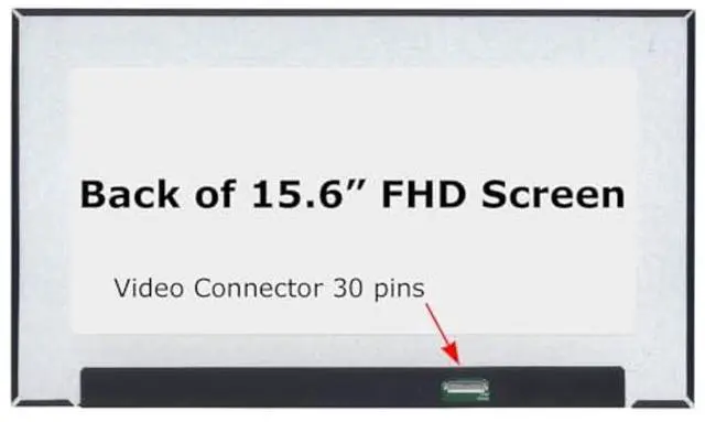 Alt view image 2 of 5 - SCREENARAMA New Screen Replacement for Dell Inspiron 5510 5515 5518 P106F001 (FHD 30pin Non-Touch IPS) LCD LED Display with Tools and Tape