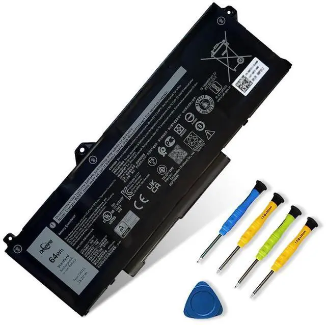 Main image of Dentsing GRT01 64Wh Laptop Battery Replacement for Dell Latitude 14 5421 5431 15 5521 5531 Precision 3470 3561 3571 Alienware m17 R5 AMD Series R05P0 00P3TJ 0P3TJ VXD57 05RGW 9JRV0