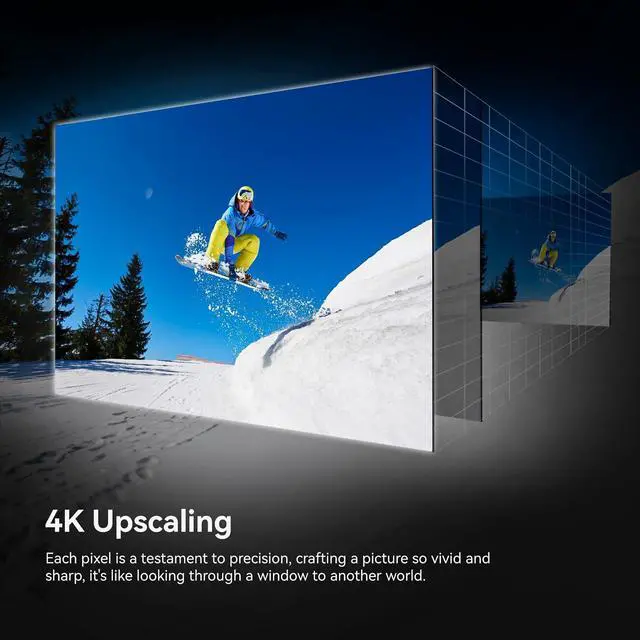 Alt view image 3 of 5 - Veout 32" 4K Home Portable TV on Wheels, Smart Wireless Portable Monitor with Touch Screen, Android System, Built in Battery and Remote Control