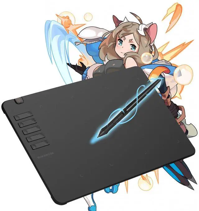 SPASEEBA T906 Graphics Drawing Tablet, 10x6.25 Inch Digital