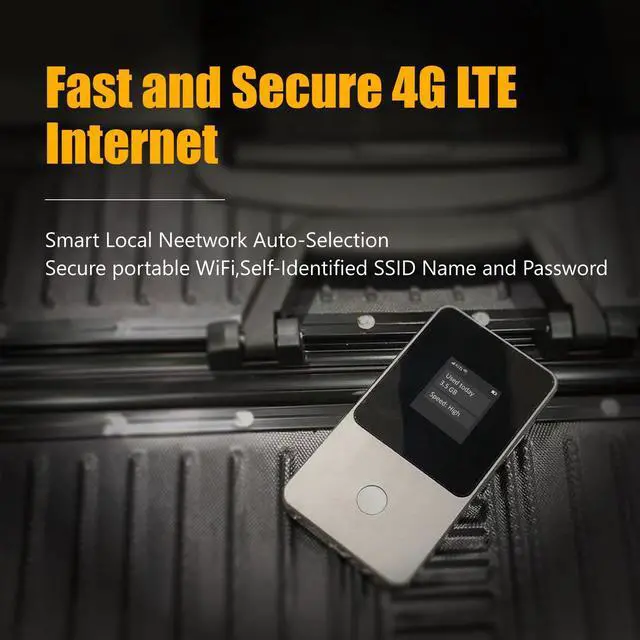Alt view image 3 of 5 - Global Travel Mobile Hotspot Device 4G Pocket Router No Roaming fee Built-in SIM Card No Need Physical Card No Contract 150 Countries Travel Portable WiFi Hotspot 500GB for US