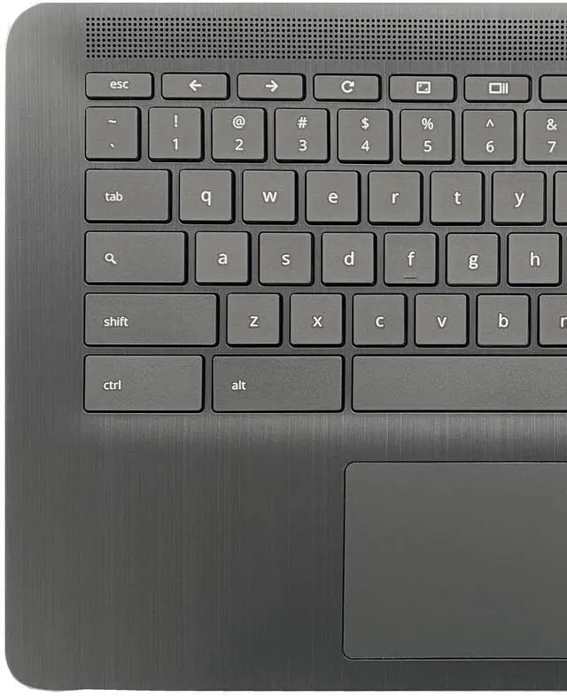Alt view image 3 of 5 - Wzqrps Replacement for HP Chromebook 14 G6 CB14G6 CelN4000 Laptop Upper Case Palmrest Keyboard Touchpad Assembly Part L90459-001 Top Cover