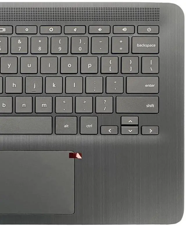 Alt view image 4 of 5 - Wzqrps Replacement for HP Chromebook 14 G6 CB14G6 CelN4000 Laptop Upper Case Palmrest Keyboard Touchpad Assembly Part L90459-001 Top Cover