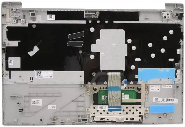 Alt view image 2 of 5 - Wzqrps New Replacement for Lenovo Ideapad S340-15IWL S340-15API S340-15IIL S340-15 81N8 Laptop Upper Case Palmrest Non-Backlit Keyboard Touchpad Assembly Part 5CB0S18817 5CB0S18691 5CB0S18660 (Sliver)