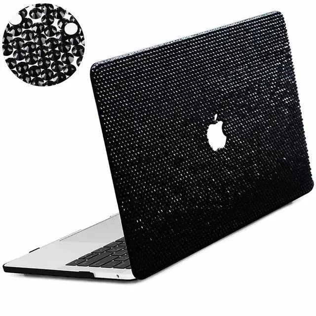 Alt view image 3 of 4 - Teazgopx Bling Rhinestone Case Compatible with MacBook Pro 13 inch (M2 2022 2021),2016-2020 Release A2338 M1 A2289 A2251 A2159 A1989 A1706 A1708,Sparkle Diamond Fashion Luxury Shiny Crystal Hard Shell