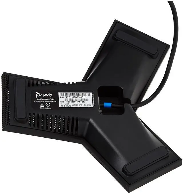 Alt view image 3 of 4 - Polycom Realpresence Trio 8800 External Microphones - Black (Pack of 2)