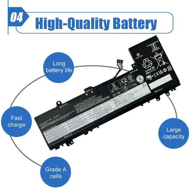 Alt view image 5 of 5 - Dentsing L22M3PA4 56.6Wh Battery Replacement for Lenovo IdeaPad Slim 5-14IRL8 5-14ABR8 5-14IAH8 5-16IRL8 5-16ABR8 5-16IAH8 Series SB11K39354 SB11N45411 SB11K39351