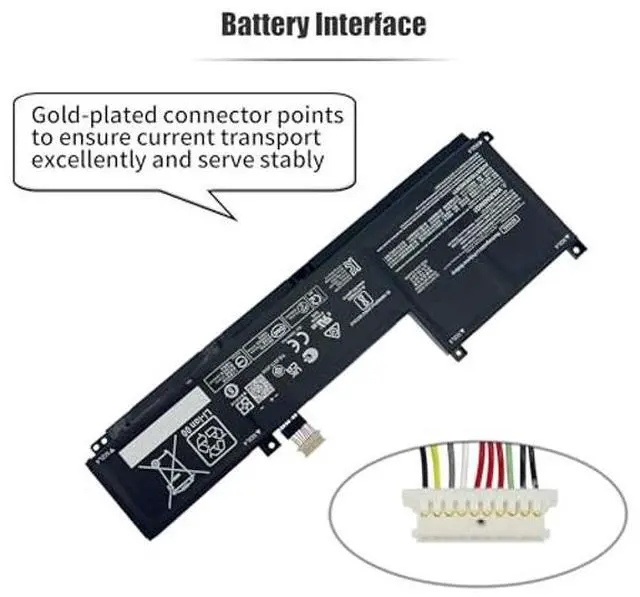 Alt view image 5 of 5 - INTIFO 63.32Wh SC04XL Laptop Battery Compatible with HP Envy 14-EB 14-EB0002TX 14-EB0007NA 14-EB0010CA 14-EB0103NW 14-EB0503TU 14-EB1001NL 14-EB1028NF 14-EB1390ND HSTNN-IB9R M07392-005 M08254-1C1