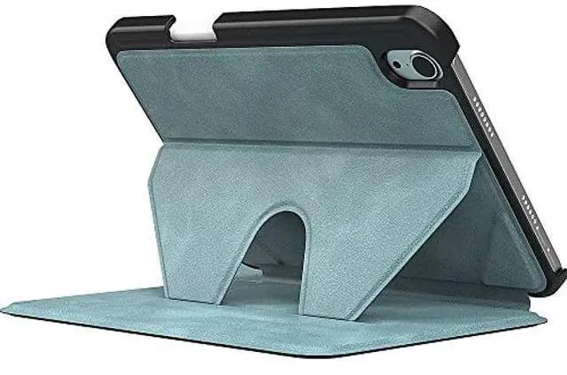Alt view image 2 of 5 - Sahara - Multi-Angle Case for iPad Mini (A17 Pro) and iPad Mini (6th Generation 2021), Aqua, (TB00046)