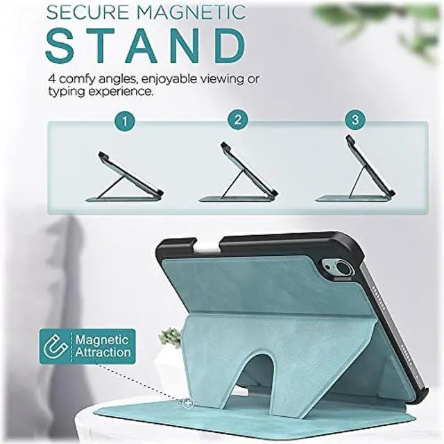 Alt view image 4 of 5 - Sahara - Multi-Angle Case for iPad Mini (A17 Pro) and iPad Mini (6th Generation 2021), Aqua, (TB00046)