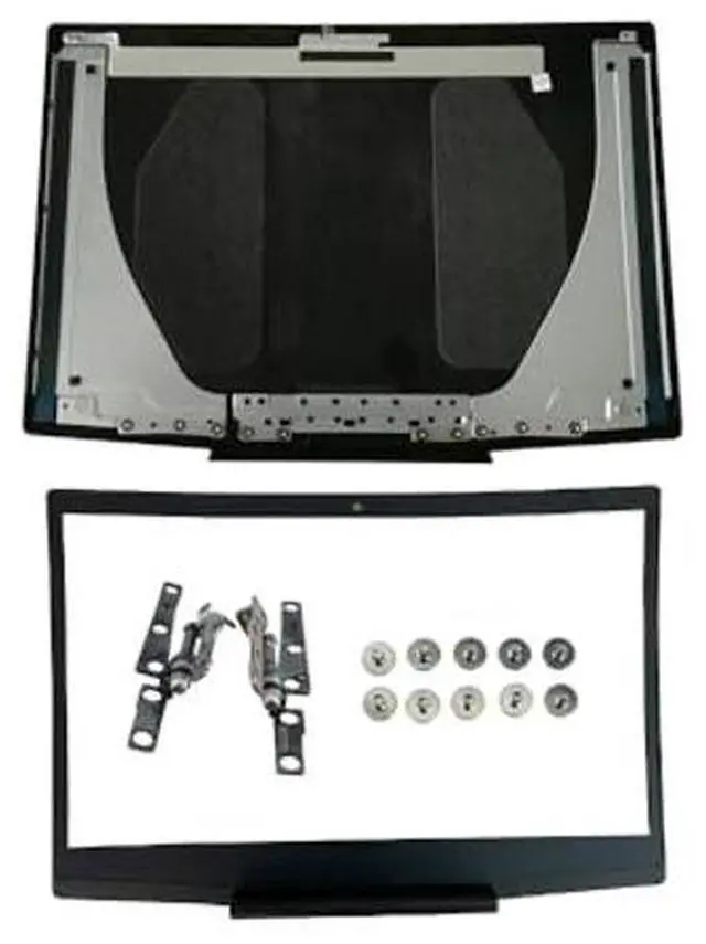 Main image of RGBBYTE LCD Back Cover Top Case (Blue Logo) & Hinges Set & Front Bezel & 10Pcs Screws for Dell G3 15-3590 DELL (G3 15-3500) 747KP 0747KP