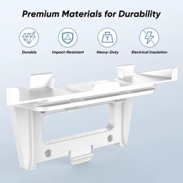 Alt view image 5 of 5 - Starlink Gen 3 Mount - Wall Mount for Starlink Gen 3 Router & Power Supply, Space-Saving and Durable Starlink Accessories, Easy Installation for Starlink Router, Modem Router Combo, Mesh Node