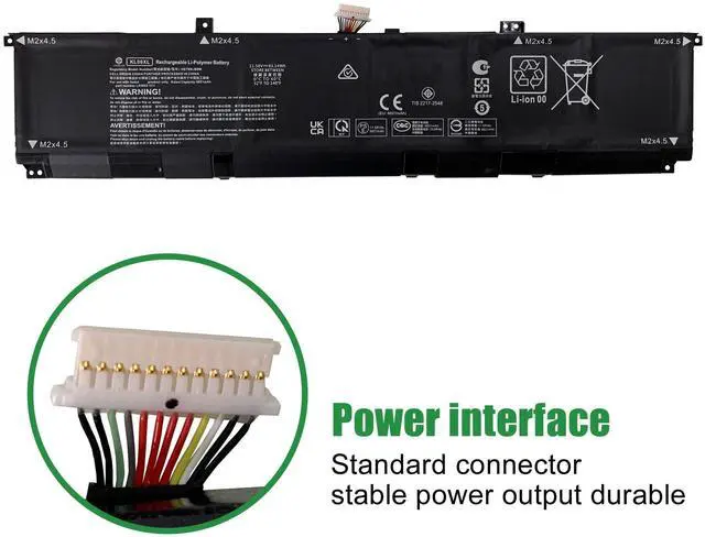 Alt view image 3 of 5 - JIAZIJIA KL06XL L85885-005 Laptop Battery Replacement for Hp Envy 15-EP0000NS 15-EP0000NU 15-EP0001NK 15-EP0098NR Series Notebook HSTNN-IB9M L85853-1C1 11.58V 83.14Wh 6821mAh