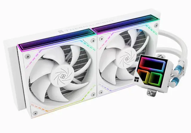 Main image of Thermalrlght Frozen Infinity 240 White CPU Aio Cooler,TL-M12W*2 PWM Fans,Computer CPU Water Cooler,ARGB Infinity Mirror,240 CPU Liquid Cooling:LGA1851/1700/1150/1151/1200/2011,PC Water Cooling