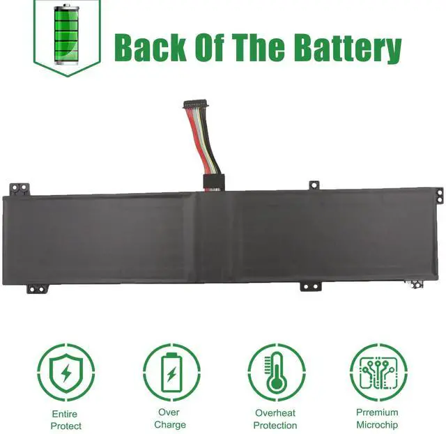 Alt view image 5 of 5 - JIAZIJIA L20C4PC2 5B11B53889 SB11B53887 Laptop Battery Replacement for Lenovo Legion 5-17ACH6 5-17ACH6H 5-17ITH6 5-17ITH6H Series Notebook L20M4PC2 5B11B53885 SB11B53884 15.36V 80Wh 5210mAh