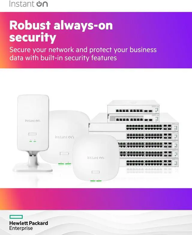 Alt view image 5 of 5 - HPE Networking Instant On Access Point AP12 3x3 WiFi 5 Indoor Wireless Access Point | Power Source Included | US Model (R3J23A)