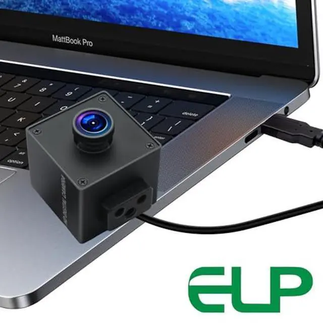 Alt view image 2 of 5 - ELP Global Shutter USB Wide Angle Webcam for Computer 1080P 90fps Lightburn Camera for Laser Engraver USB2.0 PC High Frame Security Camera for Raspberry Pi (110 Low Distortion Lens)