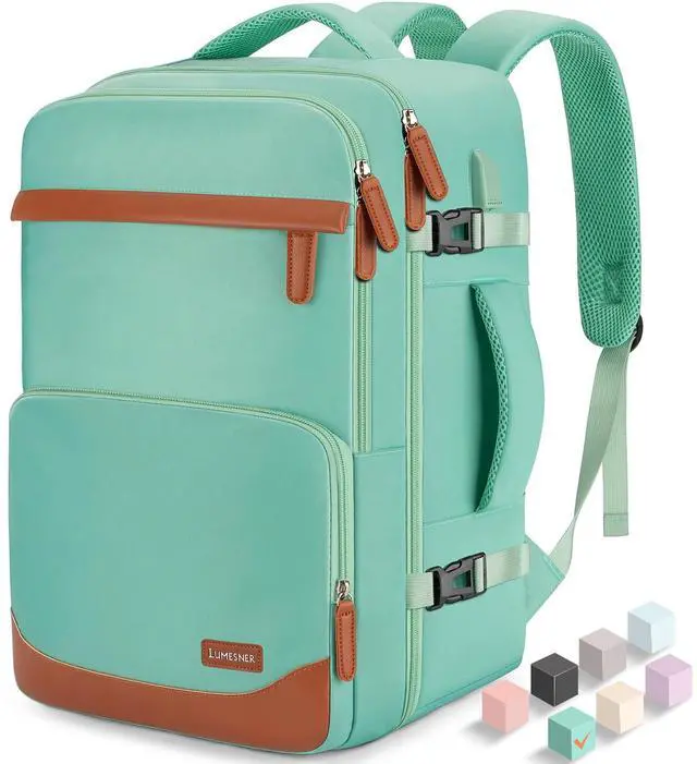 Main image of Velaybor 40L Travel Backpack with USB Charging Port, Water-Resistant Carry On Backpack for Men Women, Business Laptop Backpack for Trips & Commutes, Fits 15.6/17.3 Inch Laptop