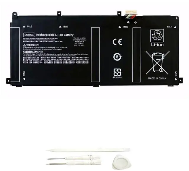 Main image of Yafda ME04XL New Laptop Battery Replacement for HP Elite X2 1013 G3 Series ME04050XL 937434-855 HSTNN-IB8D 937519-171 937519-1C1 MEO4XL 7.7V 50.04Wh