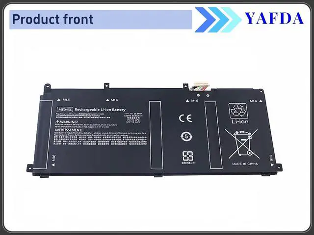 Alt view image 3 of 5 - Yafda ME04XL New Laptop Battery Replacement for HP Elite X2 1013 G3 Series ME04050XL 937434-855 HSTNN-IB8D 937519-171 937519-1C1 MEO4XL 7.7V 50.04Wh