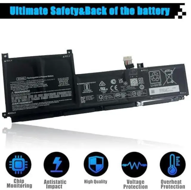 Alt view image 4 of 5 - AOMKA SC04XL Laptop Battery Replacement for HP Envy 14-EB 14-EB0376NG 14-EB0010NR 14-EB0775NG Series Laptop HSTNN-IB9R M07392-005 M08254-1C1 L777034-005 SC04063XL 3906mAh 15.4V