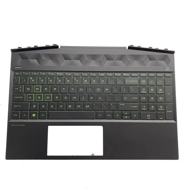 Main image of Replacement for HP Gaming Pavilion 15-DK 15-DK0126TX TPN-C141 Laptop Upper Top Cover Case Palmrest Backlit Keyboard Assembly Part L57593-001 AP2K8000310